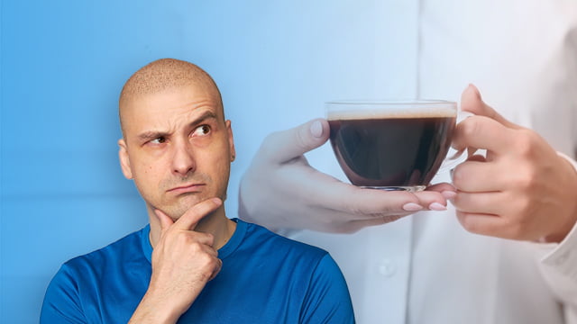 مصرف قهوه بعد از کاشت مو