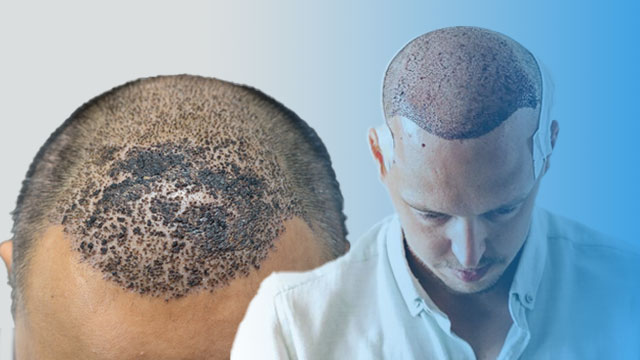 عفونت سر بعد از کاشت مو