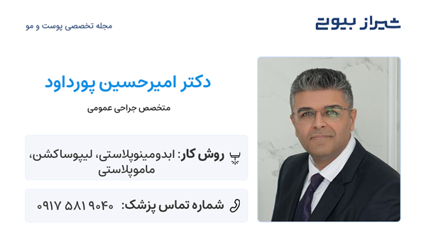 بهترین دکتر ابدومینوپلاستی در شیراز - دکتر امیرحسین پورداود