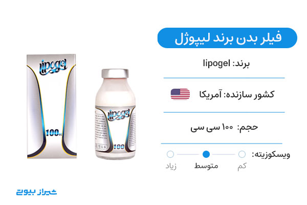 برند فیلر بدن لیپوژل