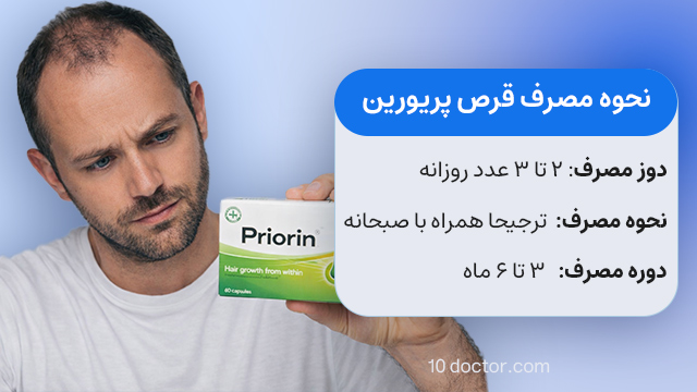 نحوه مصرف قرص پریورین