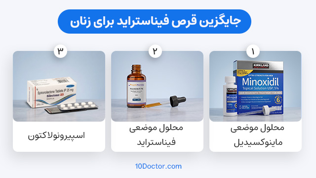 جایگزین قرص فیناستراید برای زنان در درمان ریزش مو